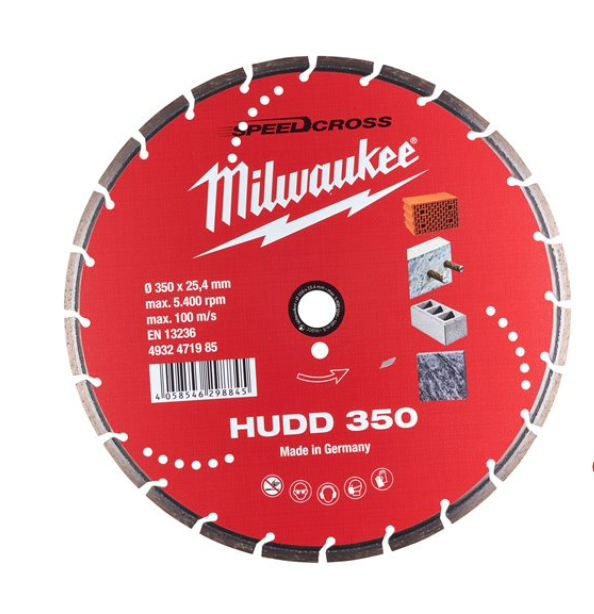 Tarcza diamentowa HUDD Premium 350 do przecinarek Milwaukee