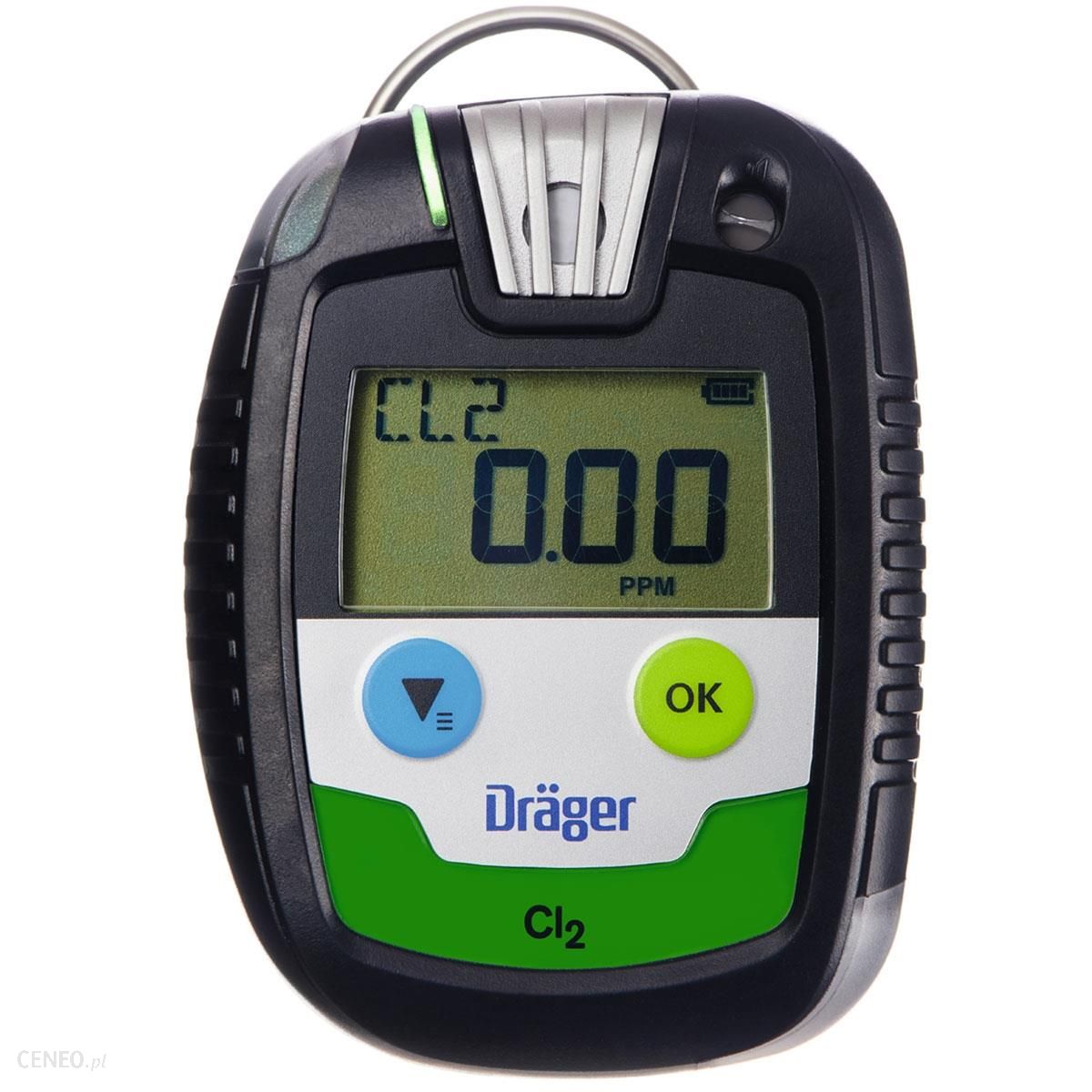 Detektor jednogazowy Drager PAC 8000 CL2 wielokrotnego użytku