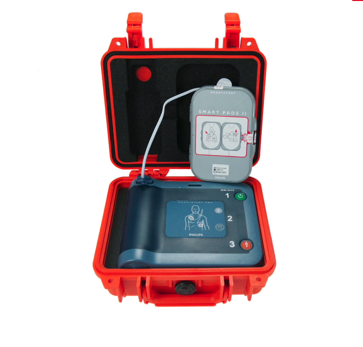 Defibrylator AED Philips FRx w skrzynce PELI